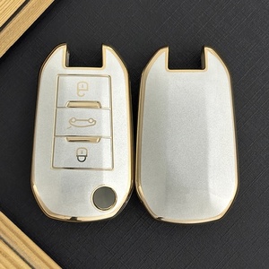Housse de clé de voiture en TPU Quicksand pour Peugeot 408 508 2008 <span class=keywords><strong>3008</strong></span> 4008 5008 accessoires de voiture <span class=keywords><strong>porte</strong></span>-clés - Product Image 4
