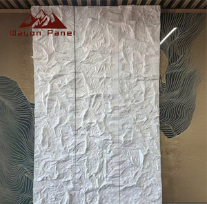 Revêtement mural en <span class=keywords><strong>pierre</strong></span> artificielle PU pour projet commercial Wayon, résistant au feu, léger, imitation roche, pour façade extérieure - Product Image 1