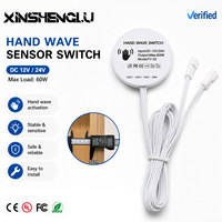 Sensor de Movimiento IR Sin Contacto |   Interruptor de Mano con Sensor de Movimiento DC 12V/24V para Espejo de Baño LED 60W OEM ODM