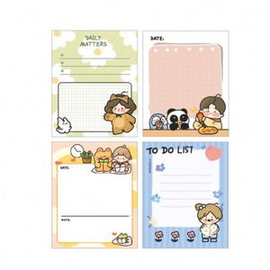 Bv-Mph05 Papelera Kawaii Novedosa, Blocs de Notas Autoadhesivos con Logotipo Impreso, Tamaño Personalizado, Múltiples Colores, Regalo - Product Image 2
