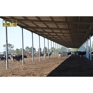 Yüksek Kaliteli Prefabrik Çelik Yapı Ekolojik Hayvan Barınağı İnek At Koyun - Product Image 5