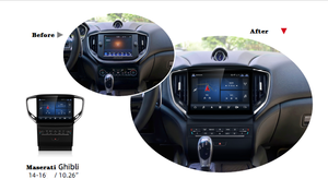 Sıcak satış radyo video oynatıcı araba otomatik dokunmatik ekran Gps ekran navigasyon Maserati Ghibli için 2014-2016 araç dvd oynatıcı oyuncu - Product Image 6