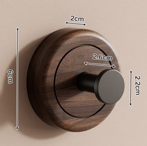 JAYA Wood <strong>Hook</strong> No Punch No Trace Suckers <strong>Hooks</strong> for Kitchen Living Room Bathroom Powerful <strong>Sticky</strong> <strong>Hooks</strong> - Product Image 6