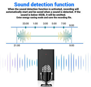 Productos de tendencia 2025 OEM 30 horas <span class=keywords><strong>HQ</strong></span> Audio Recorder 48KHz 192Kbps Grabadoras de voz digitales portátiles - Product Image 5