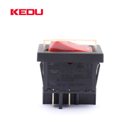 KEDU HY12 Interrupteur à bascule 4 broches 250V 10A de haute qualité avec étanche