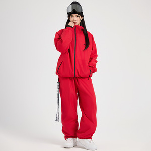 2025 invierno nuevo estilo mujer Freestyle traje de esquí Snowboard doble tabla a prueba de viento impermeable algodón cálido Pantalones - Product Image 6