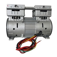 Compresseur d'air portable sans balais AC 220V 70DB tête de compresseur d'air sans huile à double cylindre silencieux pour la fabrication d'oxygène 10L