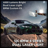 Stock USA pour BMW Série 4 M3 M4 G22 G23 G80 G82 Phares Laser Bicolores 2021-2024 Jaune Blanc Lumière Avant