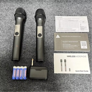 MICRÓFONO INALÁMBRICO, Micrófono Inalámbrico Dual/Micrófono UHF de Doble Canal, Inalámbrico Uno a Dos - Product Image 3