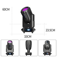 Lumière mobile à faisceau 380W 17R DMX DJ pour discothèque, scène, effets de lumière Sharpy Beam 380 pour bar, théâtre
