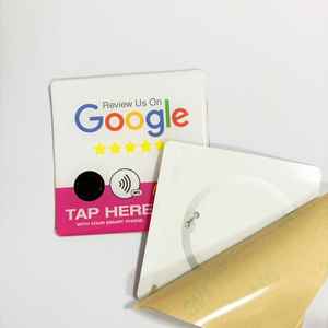 Etiqueta NFC programable de PVC epoxi NTAG216/215/213 personalizada de fábrica, compatible con Google, con adhesivo 3M en la parte posterior. - Product Image 4