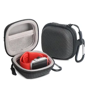 Portable Earphone Case for Wireless Headphones Mini Zippered Square EVA Case Headset Box