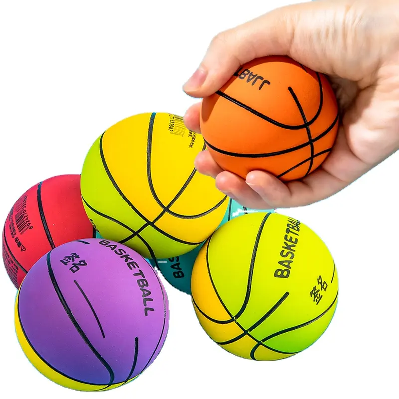 Jiangsu-Bola de estrés colorida de 60mm para niños, juguete deportivo personalizado, Bola de goma hueca de rebote, juguetes de descompresión