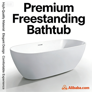 <span class=keywords><strong>Vasca</strong></span> <span class=keywords><strong>da</strong></span> Bagno Freestanding Personalizzata in Acrilico con Idromassaggio 10 Getti, Eco-Friendly, Bianco Opaco, Design Moderno, Scarico Centrale, Garanzia 5 Anni - Product Image 4