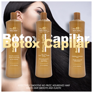 Joynna Cuidado Profesional del Cabello Queratina Brasileña No.1 2 3 Suave Nutritiva Fortalecer Nanoplastia Cuidado del Cabello - Product Image 3