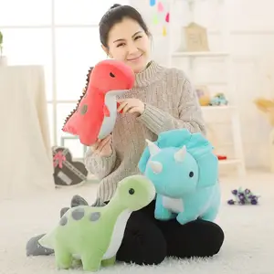 DropshippingにCanada 30センチメートルPlush Dinosaur Pillow Stuffed Dinosaur Animal Toy Yellow Soft Dinosaur Toy