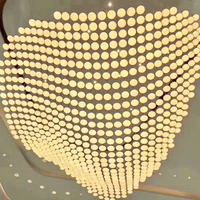 Luminaire suspendu en cristal K9 Maria Theresa de luxe DUOMEIJU, doré, E14 LED, lampe de plafond pour la maison et le bureau