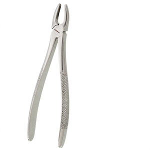 BK Industries Pince d'extraction dentaire, modèle anglais, pour dents de sagesse supérieures, en acier inoxydable, manuelle, ergonomique, moletée, CE - Product Image 1