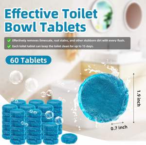 Tabletas Azules Desechables Ecológicas para Inodoro, Desodorizantes y Desincrustantes Automáticos, Limpiador de Baño - Product Image 3