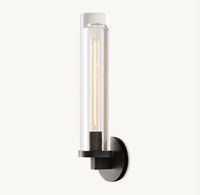 Support de lampe moderne américain E26 Applique murale en cristal plaqué nickel et fer noir avec source de lumière LED pour le salon ou la chambre à coucher