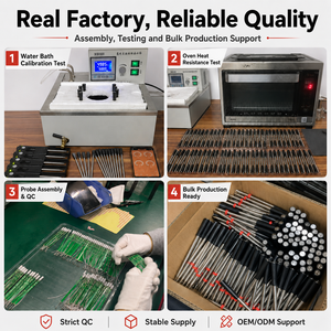 Thermomètre à viande sans fil intelligent, thermomètre numérique Bluetooth pour barbecue, fumoir, <span class=keywords><strong>sonde</strong></span> alimentaire pour la cuisine, le four - Product Image 6