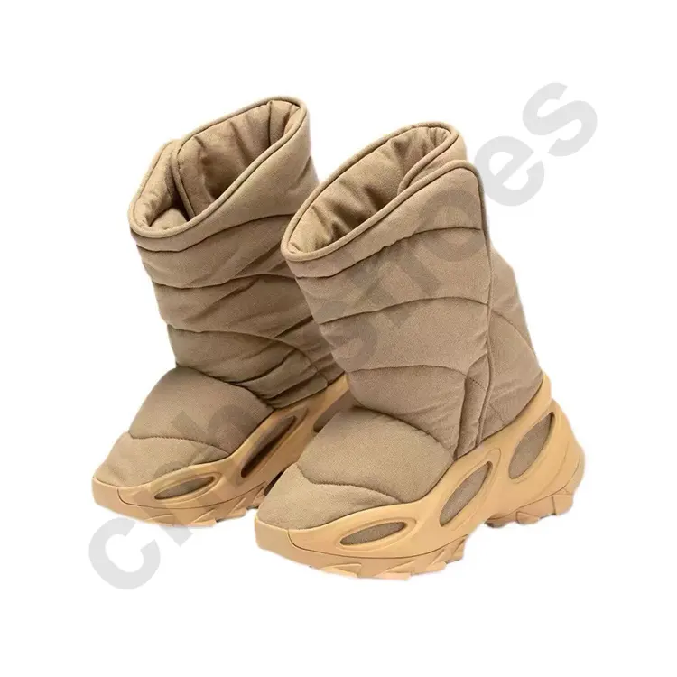 2022 New Woman Shoes Yezzy Snow Boots Best Sellers Yeezy Yezzy Warm Winter 38-46 Size Khaki Snow Boots For Men