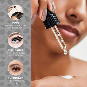Aceite de ricino puro prensado en frío para cejas, aceite para el crecimiento del cabello, suero para el crecimiento de <span class=keywords><strong>pestañas</strong></span>, Etiqueta Privada - Product Image 4