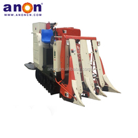 Moissonneuse-batteuse de riz semi-nourrissante ANON avec moteur central Moissonneuse-batteuse de blé-grain à haute productivité Moissonneuse-batteuse de paddy