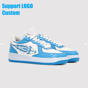 Chaussures personnalisées Baskets en cuir de haute qualité avec logo Chaussures de skateboard de <span class=keywords><strong>basket</strong></span>-ball décontractées personnalisées pour hommes - Product Image 4