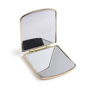Shiny Gold Color Vanity Makeup Mirror Cosmetic Store Promotion Gift Compact Pocket Mirror for Women - Product Image 6