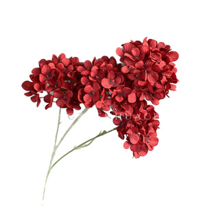 卸売45ピースアジサイシルク花クロスボーダーウェディングデコレーション用道路花壁レイアウト専用 - Product Image 5