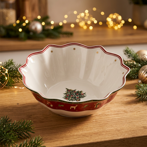 Tazón de Ensalada de Porcelana Cerámica Roja, Personalizado, Estilo Americano, Regalos Empresariales, 7.5 Pulgadas, Duradero - Product Image 6