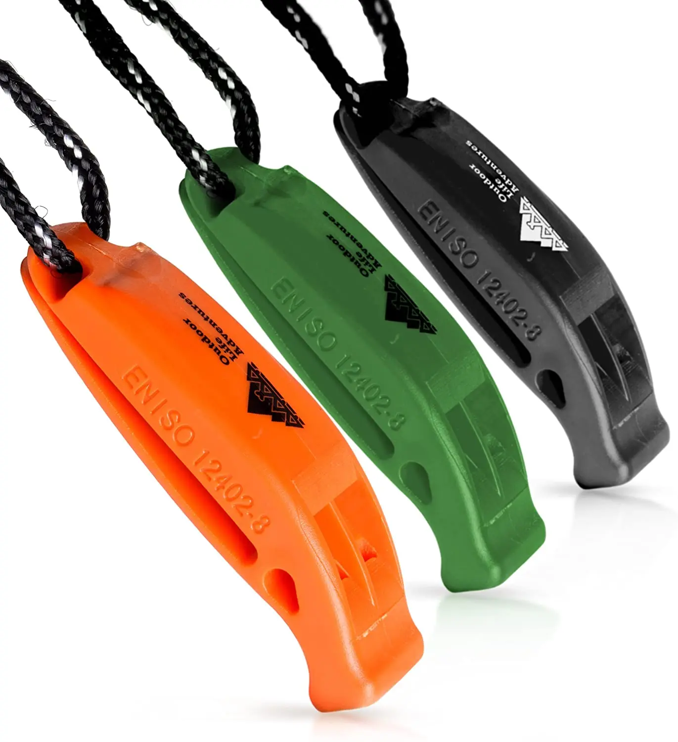 Безопасные аварийные свистки со шнурком для выживания и снаряжение личной безопасности для семейного отпуска, кемпинга, лодки