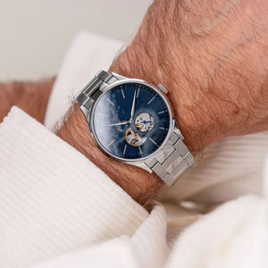 Montres-bracelets automatiques à cœur ouvert 40mm pour hommes <span class=keywords><strong>Mouvement</strong></span> <span class=keywords><strong>Miyota</strong></span> <span class=keywords><strong>82S7</strong></span> Alimenté 40 heures de réserve de marche Bracelet en acier inoxydable 20mm - Product Image 4