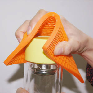 In Silicone resistente al calore porta pentole <span class=keywords><strong>multiuso</strong></span> <span class=keywords><strong>antiscivolo</strong></span> Hot pad per cucina presine in Silicone tappetini per sottopensili - Product Image 3