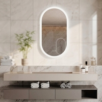 Espejo Inteligente LED con Interruptor Táctil Antivaho, Espejo de Baño para Proyectos de Renovación de Hoteles