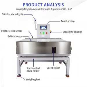 30 किलो टच स्क्रीन चेवेस्टर मशीन ओम/ओडम अनुकूलन योग्य छोटे प्रकाश उत्पादों का वजन पैमाने - Product Image 2