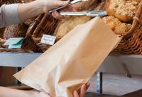 Sacs en papier imprimés personnalisés, recyclables et sûrs pour les aliments, résistants aux graisses, pochette à emporter pour l'emballage de Burger Sandwich Snack Restaurant