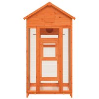 Plusieurs sorties Personnaliser Bird House Nature Volière en bois de pin massif Cage à oiseaux extérieure