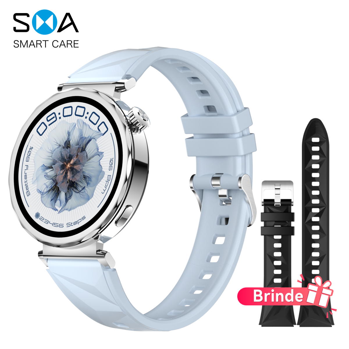 Silver Silica Gel Strap