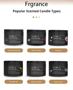 Kristal Taşlı Kuru Çiçek Mumları Sınır Ötesi Demir Kutu Kokulu Mumlar Kahve Soya İçermeyen Duman İçermeyen Aromaterapi Mumları - Product Image 5
