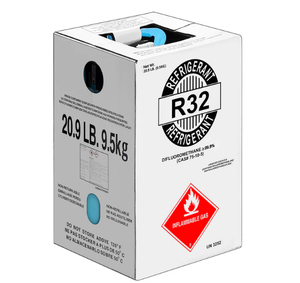 <span class=keywords><strong>Gaz</strong></span> réfrigérant <span class=keywords><strong>R32</strong></span> en cylindre de 9,5 kg, directement de l'usine - Haute capacité de transfert de chaleur pour les pompes à chaleur AC à onduleur, usage domestique et industriel, pureté de 99,9% - Product Image 1
