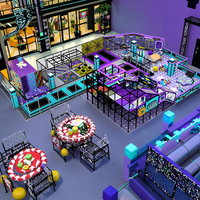 Équipement de terrain de jeux intérieur pour enfants, piscine à balles douces Betta, centre de jeux en plastique, parc d'attractions et d'aventure