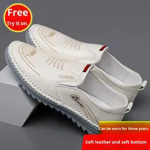 [Stesso Stile Singola Rete] 2025 <span class=keywords><strong>Scarpe</strong></span> Casual da <span class=keywords><strong>Uomo</strong></span> in PU Punta Tonda Slip-On Traspiranti Resistenti all'Usura Vendita all'Ingrosso - Product Image 3