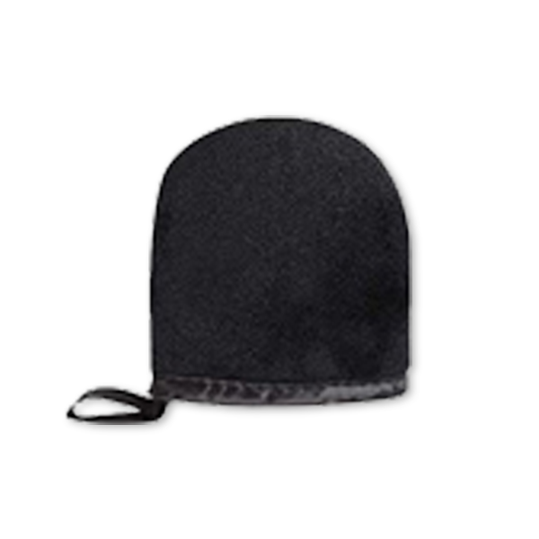 Mitaine noire de visage