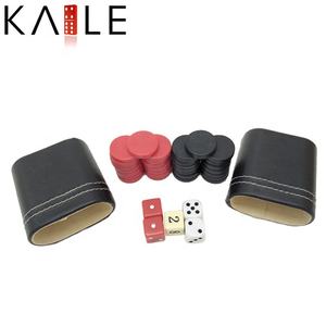 Set di Backgammon Personalizzato di Alta Qualità con Tabellone in Pelle Produzione di Fabbrica - Product Image 3