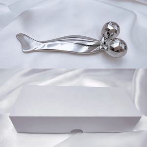 2024 الأعلى مبيعًا مدلّك الوجه والجسم المعدني ذو بكرة للعناية بالبشرة على شكل سمكة - Product Image 6