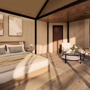 Hébergement de luxe Hôtel Tente Cabines Terrasses Fournisseur Fabriqué en <span class=keywords><strong>fibre</strong></span> de <span class=keywords><strong>verre</strong></span> de carbone pour le glamping en plein air - Product Image 4