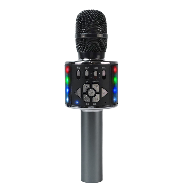 Gaodas Karaoke Conference Microphone DSP Wireless UHF XLR Condenser Noise Cancelling LED Lighting Record Vocal Cut Tone Change