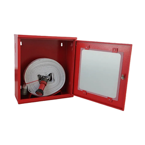 ארון כיבוי אש חירום ממתכת אדומה עמידה בפני קורוזיה - כולל צינור כיבוי אש באורך 20 מטר, התקנה קלה, יצרן ישיר - Product Image 5